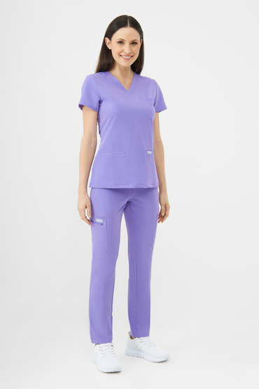 Set medical Uniformix RayOn, bluză 3000 + pantaloni 3030, Mauve
