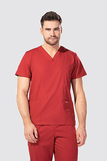 Bluză medicală universală, 3 buzunare, Uniformix Club. CM126.