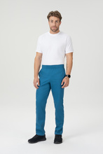  Pantaloni medicali pentru bărbați, Uniformix FLEX ZONE FZ2050, verde marin.