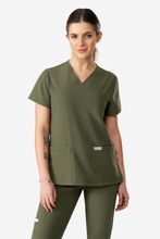 Bluză medicală feminină Uniformix, Super Flex 4000-	Tea Leaf
