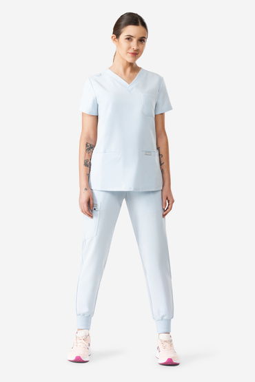 Set medical Uniformix RayOn, bluză 3000 + pantaloni 3020. Sky blue