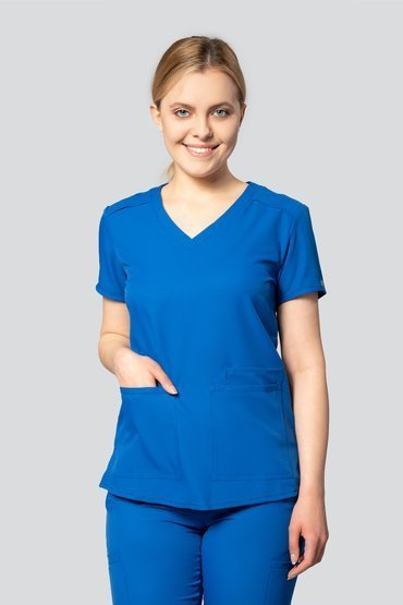 Bluză medicală pentru femei Med Couture INSIGHT, 2411 ROYL