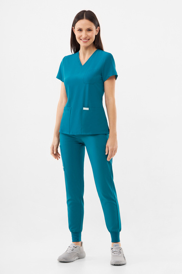 Set medical Uniformix Super Flex, bluza 4000 + pantaloni 4020