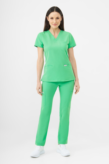 Set medical Uniformix RayOn, bluză 3000 + pantaloni 3030, Spring Bud