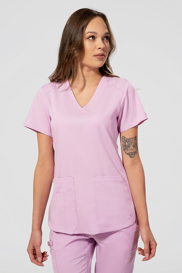 Bluză medicală pentru femei Med Couture Performance Touch, 7459-LILA