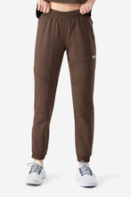 pantaloni de trening medicali pentru femei Uniformix Beauty, B2056, maro