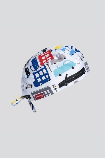 Bonetă Uniformix CM214 Mașini colorate pe fundal alb