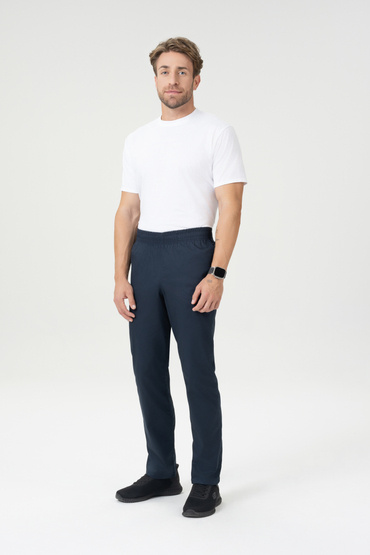 Pantaloni medicali pentru bărbați, FLEX ZONE FZ2050, bleumarin.