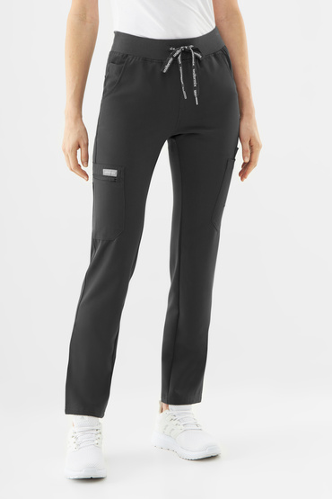 Pantaloni medicali de damă Uniformix RayOn, 3030, Dark gray