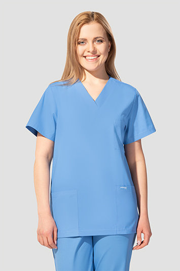 Bluză medicală universală, 3 buzunare, Uniformix Club. CM126.